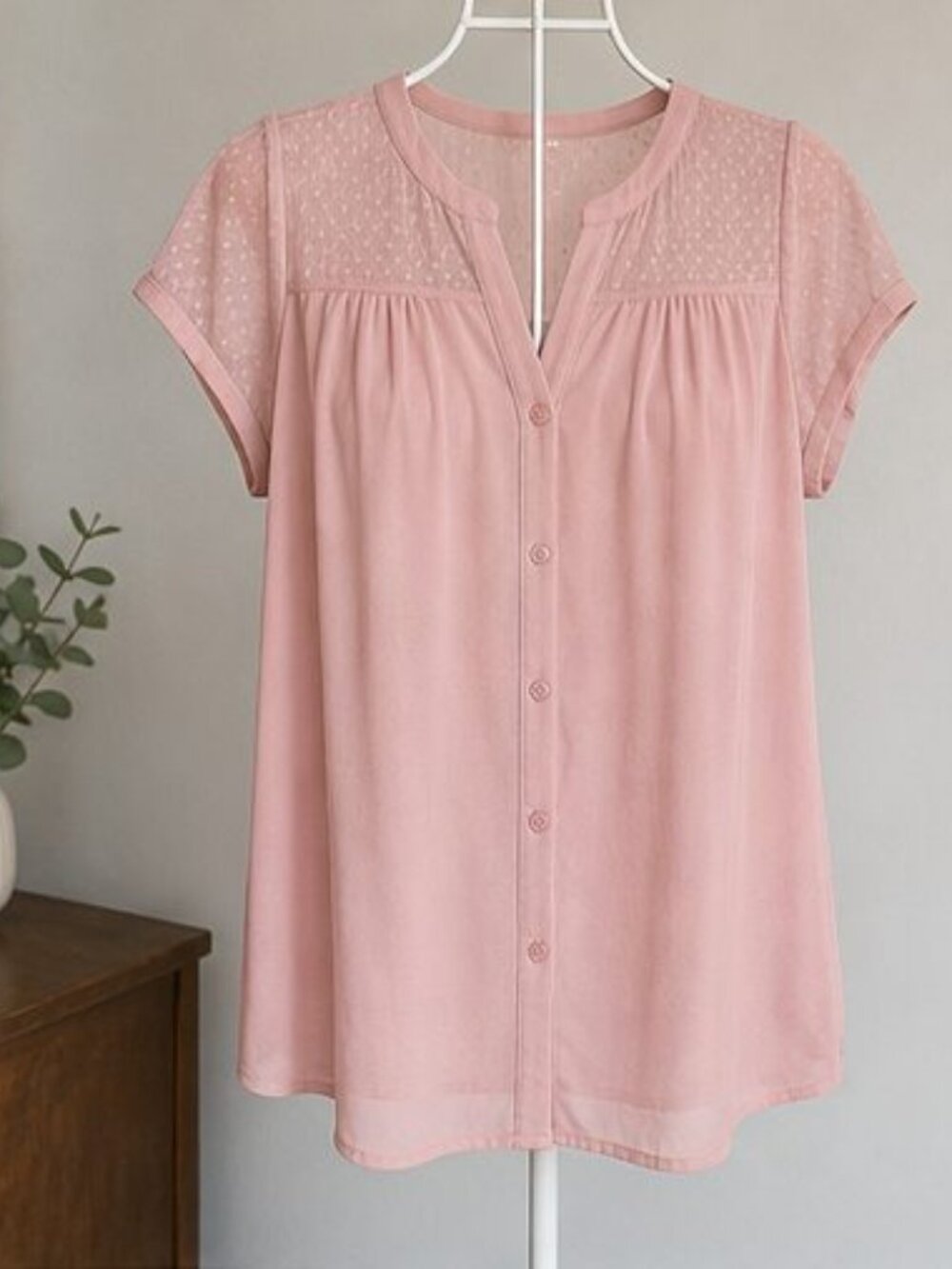 Blush Tunic Blouse